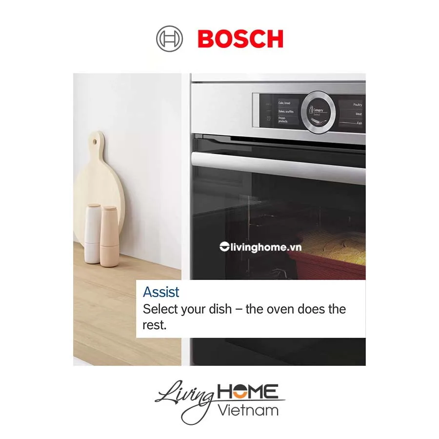 Lò nướng Bosch CMG656BS6B - Kết hợp vi sóng 45 lít 45cm kết nối Home Connect - Ảnh 8