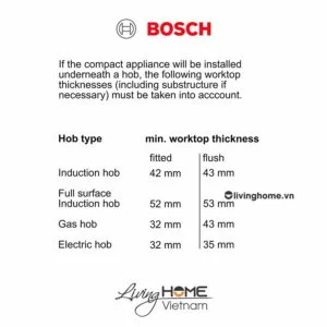 Lò nướng Bosch CSG656RS1 - Kết hợp hấp 47 lít 45cm