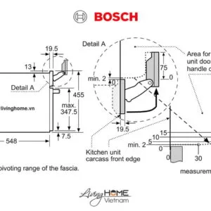 Lò nướng Bosch CSG656RS1 - Kết hợp hấp 47 lít 45cm