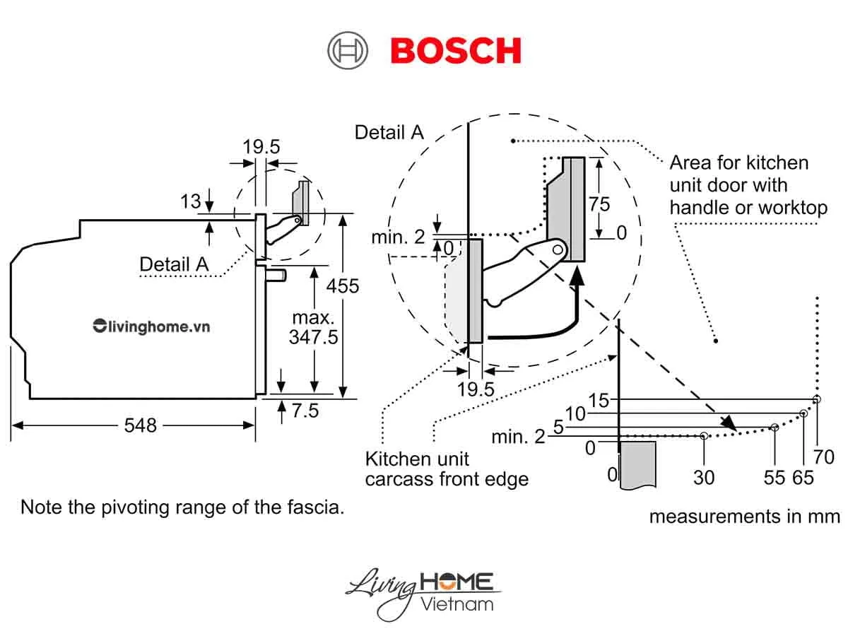 Lò nướng Bosch CSG656RS1 - Kết hợp hấp 47 lít 45cm - Ảnh 8