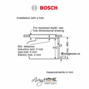 Lò nướng Bosch CSG656RS1 - Kết hợp hấp 47 lít 45cm