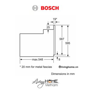 Lò nướng Bosch HBF113BR0A - Âm tủ 66 lít 60cm