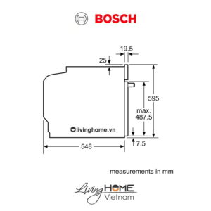 Lò nướng Bosch HBG5585S6B - Âm tủ 71 lít 60cm kết nối Home Connect 16 Lò nướng Bosch HBG5585S6B - Âm tủ 71 lít 60cm kết nối Home Connect