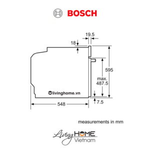 Lò nướng Bosch HBG6764S6B - 71 lít 60cm kết nối Home Connect 16 Lò nướng Bosch HBG6764S6B - 71 lít 60cm kết nối Home Connect