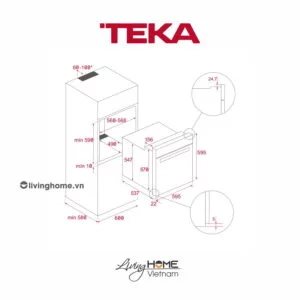 Lò nướng Teka HSB 6525 âm đối lưu 6 chức năng nướng 13 Lò nướng Teka HSB 6525 âm đối lưu 6 chức năng nướng