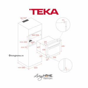 Lò nướng Teka HLC 844C BK SS đối lưu kết hợp vi sóng dung tích 40L 14 Lò nướng Teka HLC 844C BK SS đối lưu kết hợp vi sóng dung tích 40L
