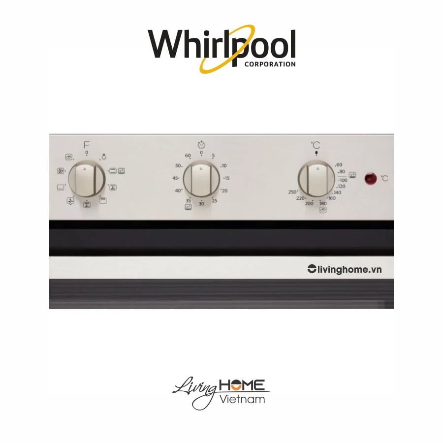 Lò Nướng Âm Whirlpool AKP3534HIXAUS, 71L, 8 Chức Năng 8 Lò Nướng Âm Whirlpool AKP3534HIXAUS, 71L, 8 Chức Năng - Ảnh 6