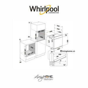 Lò Nướng Âm Whirlpool AKZ97891IXAUS, 73L, 15 Chức Năng 19 Lò Nướng Âm Whirlpool AKZ97891IXAUS, 73L, 15 Chức Năng