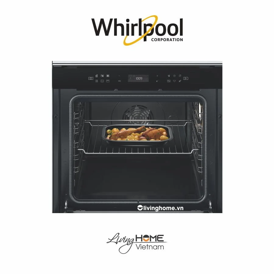Lò Nướng Âm Whirlpool W7 OS4 4S1 P, 73L, 14 Chức Năng - Ảnh 2