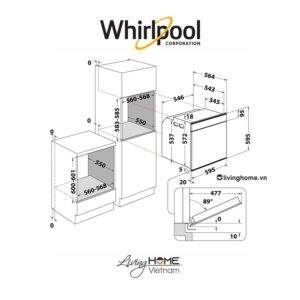 Lò Nướng Âm Whirlpool W7 OS4 4S1 P, 73L, 14 Chức Năng 25 Lò Nướng Âm Whirlpool W7 OS4 4S1 P, 73L, 14 Chức Năng