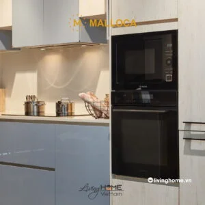 Lò vi sóng Malloca MW-927BG đen âm tủ dung tích 27L thiết kế nhỏ gọn