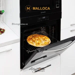 Lò vi sóng Malloca MW-927BG đen âm tủ dung tích 27L thiết kế nhỏ gọn