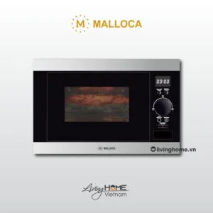 Lò vi sóng Malloca MW 927S âm tủ màu đen phối inox dung tích 27L