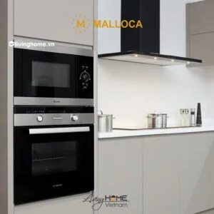 Alternative view of Lò vi sóng Malloca MW 927S âm tủ màu đen phối inox dung tích 27L