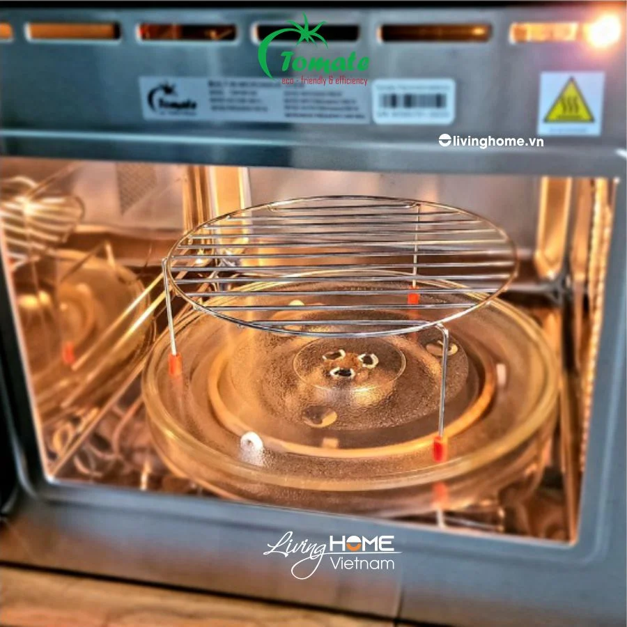 Lò vi sóng Tomate TOM MW-220 Âm tủ 20 lít 5 chức năng 4 Lò vi sóng Tomate TOM MW-220 Âm tủ 20 lít 5 chức năng - Ảnh 2