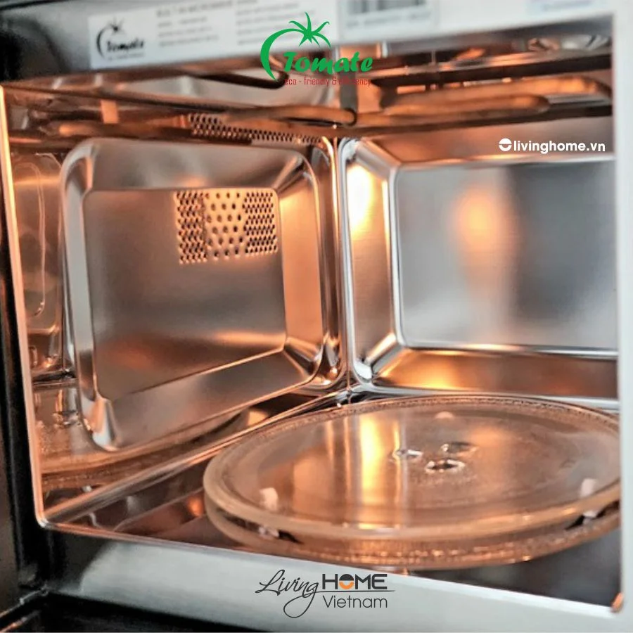 Lò vi sóng Tomate TOM MW-220 Âm tủ 20 lít 5 chức năng 5 Lò vi sóng Tomate TOM MW-220 Âm tủ 20 lít 5 chức năng - Ảnh 3