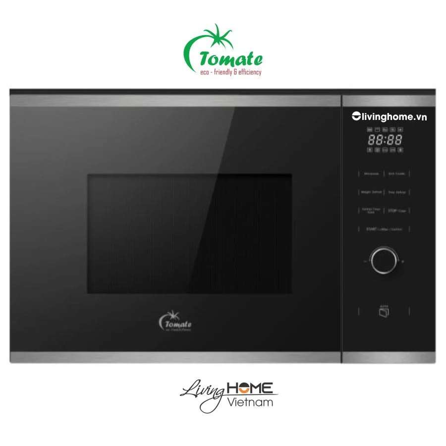 Lò vi sóng Tomate TOM MW-225 Âm tủ 25 lít 8 chức năng - Ảnh 2