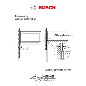 Lò vi sóng Bosch BEL554MS0B - 25 lít 38cm