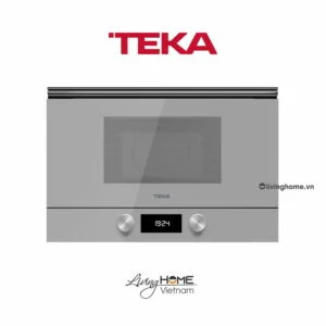 Lò vi sóng Teka ML 8220 BIS L SM pha lê xám lắp âm kết hợp nướng dung tích 22lít