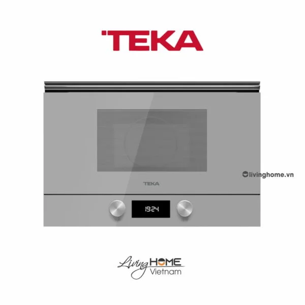 Lò vi sóng Teka ML 8220 BIS L SM pha lê xám lắp âm kết hợp nướng dung tích 22lít