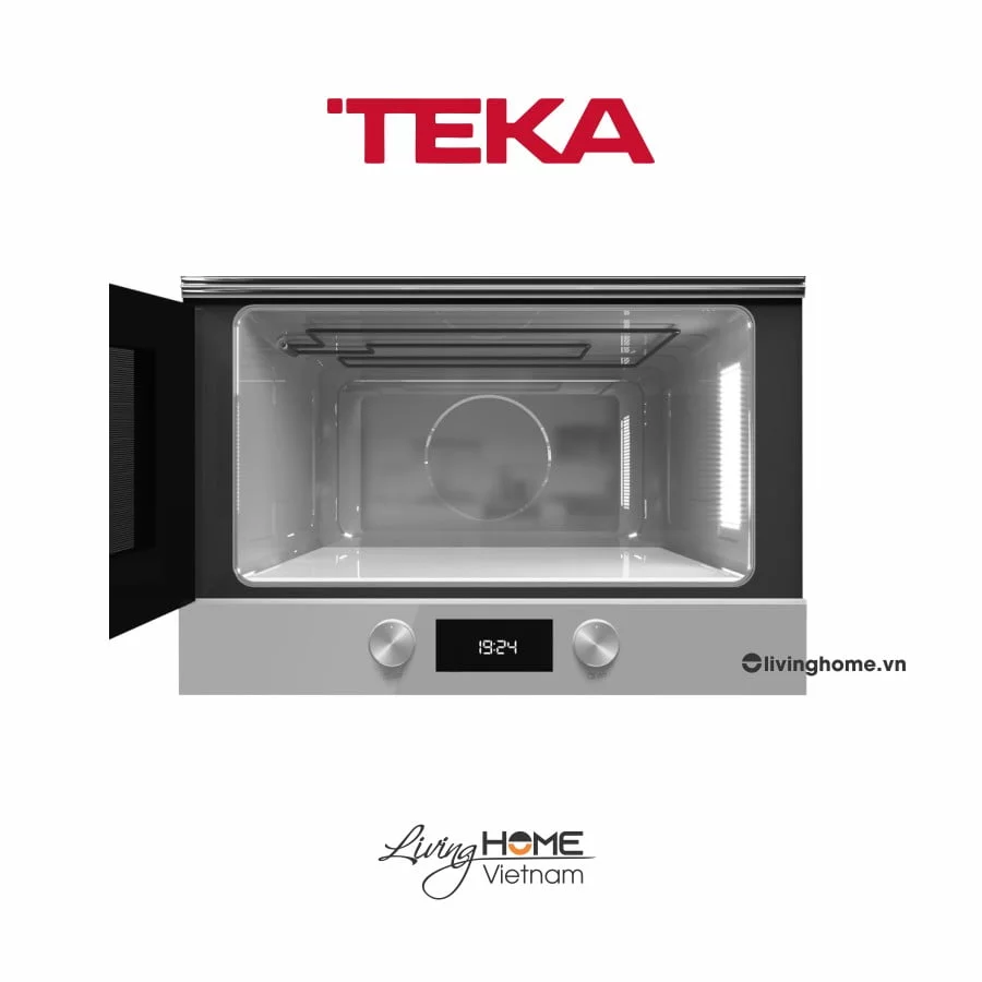 Lò vi sóng Teka ML 8220 BIS L SM pha lê xám lắp âm kết hợp nướng dung tích 22lít 4 Lò vi sóng Teka ML 8220 BIS L SM pha lê xám lắp âm kết hợp nướng dung tích 22lít - Ảnh 2