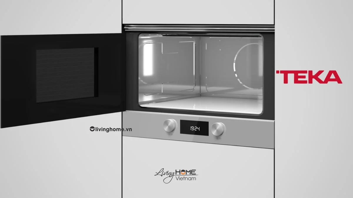 Lò vi sóng Teka ML 8220 BIS L SM pha lê xám lắp âm kết hợp nướng dung tích 22lít 5 Lò vi sóng Teka ML 8220 BIS L SM pha lê xám lắp âm kết hợp nướng dung tích 22lít - Ảnh 3