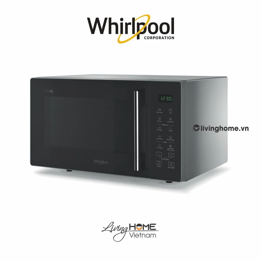 Lò vi sóng Whirlpool MWP 253 SBV để bàn 25L có nướng - Ảnh 3