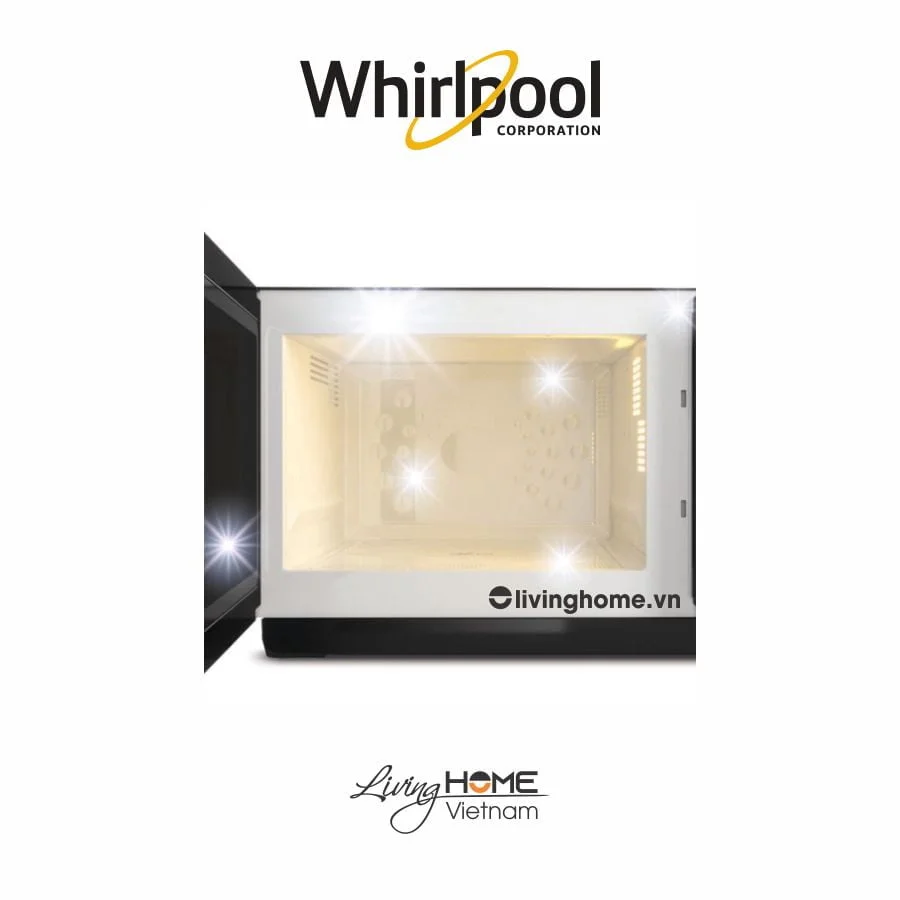 Lò vi sóng Whirlpool MWP 253 SBV để bàn 25L có nướng - Ảnh 4