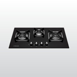 Bếp Gas Âm Malloca AS 9603B, 3 Gas, Mâm Sabaf Ý