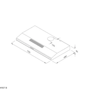 Máy Hút Mùi Malloca H107B, 70CM, Cổ Điển, 350 m3/h 11 Máy Hút Mùi Malloca H107B, 70CM, Cổ Điển, 350 m3/h