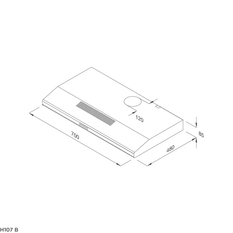 Máy Hút Mùi Malloca H107B, 70CM, Cổ Điển, 350 m3/h 14 Máy Hút Mùi Malloca H107B, 70CM, Cổ Điển, 350 m3/h
