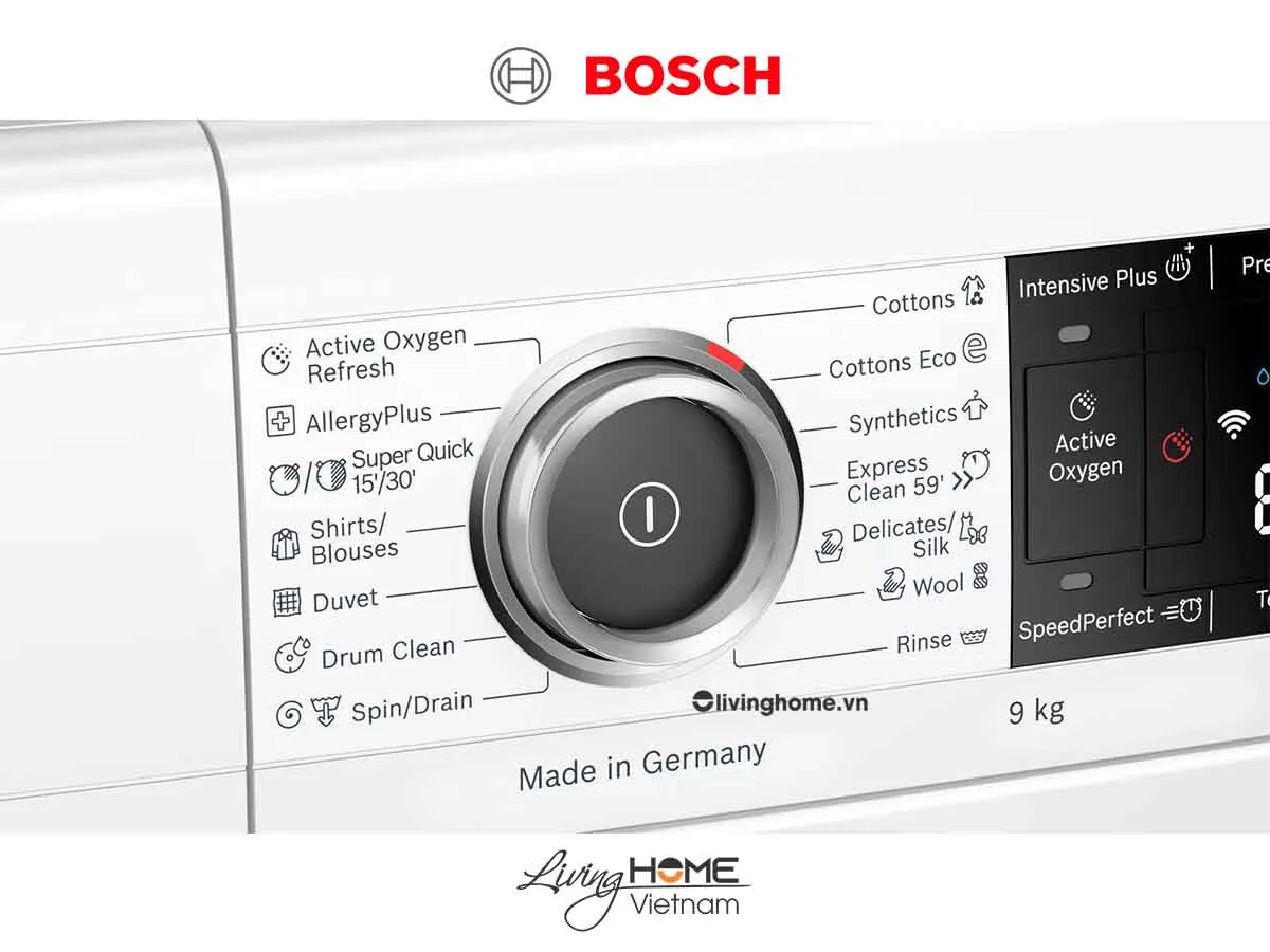 Máy giặt Bosch WAV28L40SG - Cửa trước 14 chương trình Active Oxygen 9KG 5 Máy giặt Bosch WAV28L40SG - Cửa trước 14 chương trình Active Oxygen 9KG - Ảnh 3