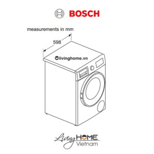Máy giặt Bosch WNA14400SG - Kết hợp sấy 14 chương trình 9KG 16 Máy giặt Bosch WNA14400SG - Kết hợp sấy 14 chương trình 9KG