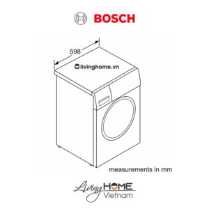 Máy giặt Bosch WNA254U0SG - Kết hợp sấy 14 chương trình 10KG