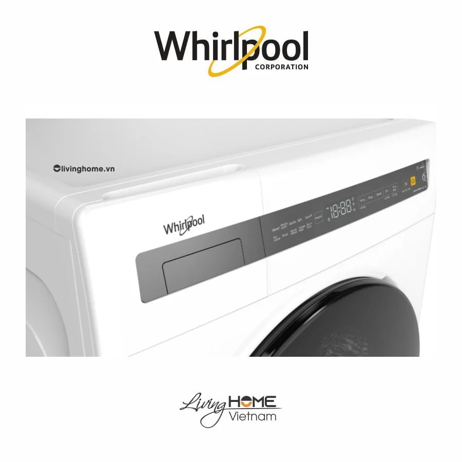 Máy giặt sấy Whirlpool WWEB10702FG 10.5kg / 7kg xám 4 Máy giặt sấy Whirlpool WWEB10702FG 10.5kg / 7kg xám - Ảnh 2