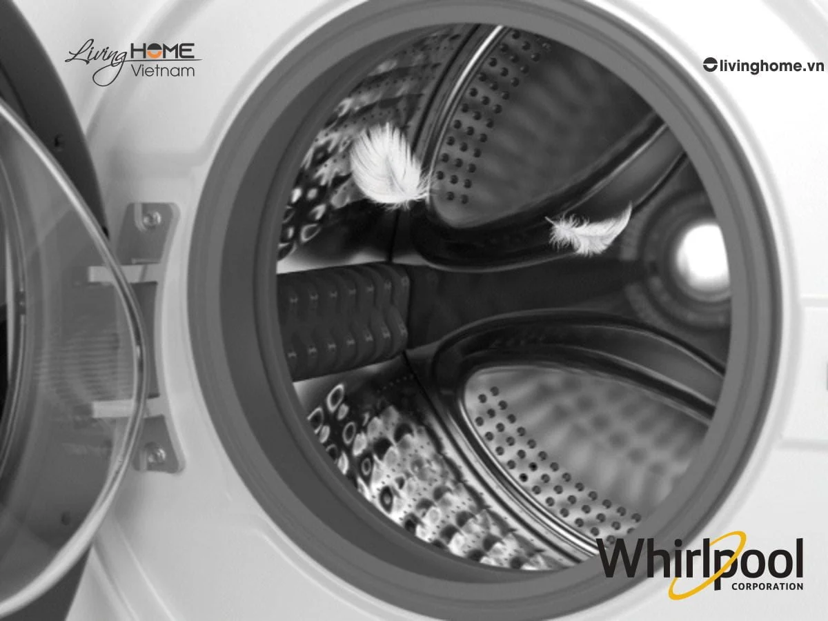 Máy giặt sấy Whirlpool WWEB10702FW 10.5kg / 7kg trắng 9 Máy giặt sấy Whirlpool WWEB10702FW 10.5kg / 7kg trắng - Ảnh 7