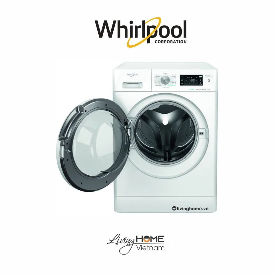 Máy giặt Whirlpool FFB 8458 WV EU 8kg trắng - Ảnh 3