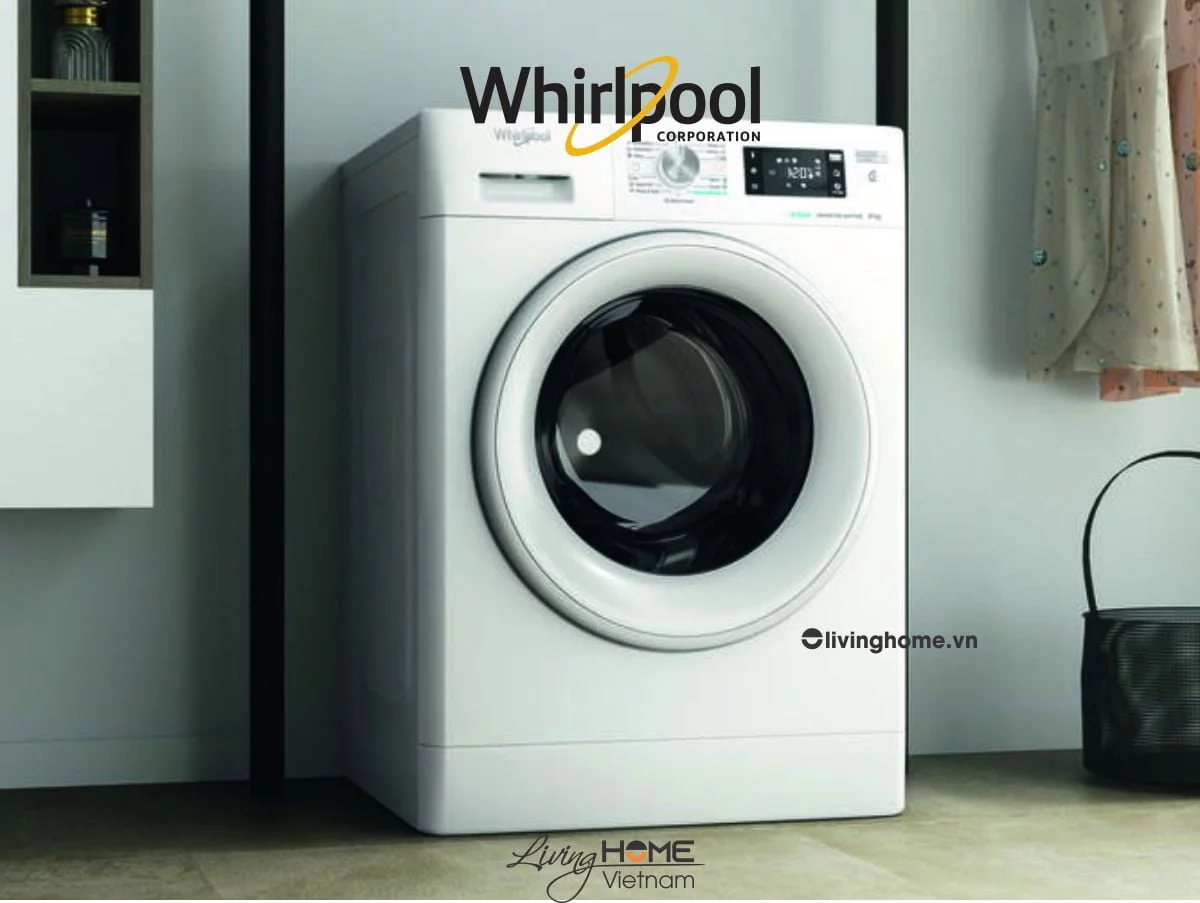 Máy giặt Whirlpool FFB 8458 WV EU 8kg trắng - Ảnh 2