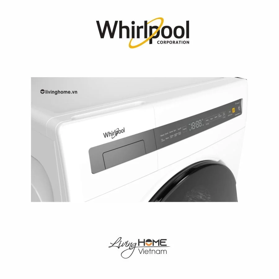 Máy giặt Whirlpool FWEB8002FW cửa trước 8kg trắng 4 Máy giặt Whirlpool FWEB8002FW cửa trước 8kg trắng - Ảnh 2
