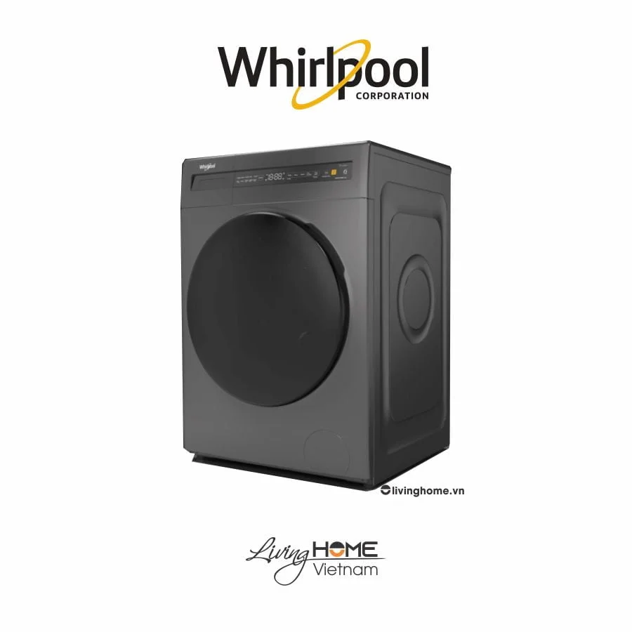 Máy giặt Whirlpool FWEB9002FG cửa trước 9kg xám - Ảnh 2