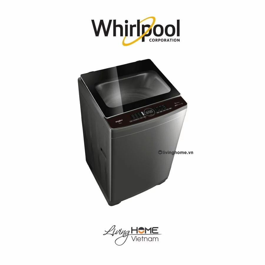 Máy giặt Whirlpool VWIID1002FG cửa trên 10kg xám 5 Máy giặt Whirlpool VWIID1002FG cửa trên 10kg xám - Ảnh 3