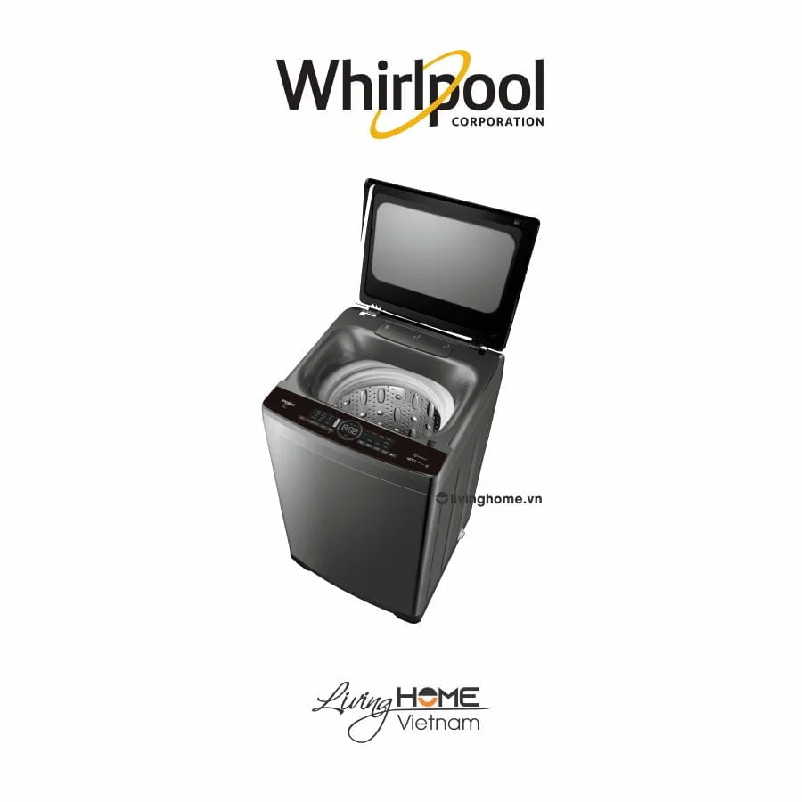 Máy giặt Whirlpool VWIID1002FG cửa trên 10kg xám 6 Máy giặt Whirlpool VWIID1002FG cửa trên 10kg xám - Ảnh 4