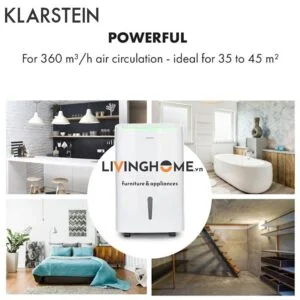 Máy hút ẩm Klarstein KL-DRYFY CONNECT 40L kết nối wifi tiện lợi 13 Máy hút ẩm Klarstein KL-DRYFY CONNECT 40L kết nối wifi tiện lợi