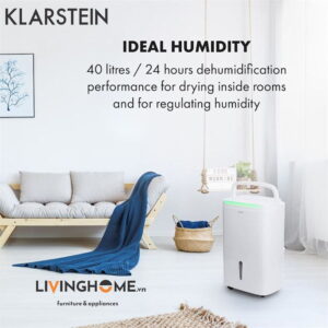 Máy hút ẩm Klarstein KL-DRYFY CONNECT 40L kết nối wifi tiện lợi 16 Máy hút ẩm Klarstein KL-DRYFY CONNECT 40L kết nối wifi tiện lợi