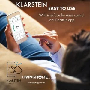 Máy hút ẩm Klarstein KL-DRYFY CONNECT 40L kết nối wifi tiện lợi 14 Máy hút ẩm Klarstein KL-DRYFY CONNECT 40L kết nối wifi tiện lợi