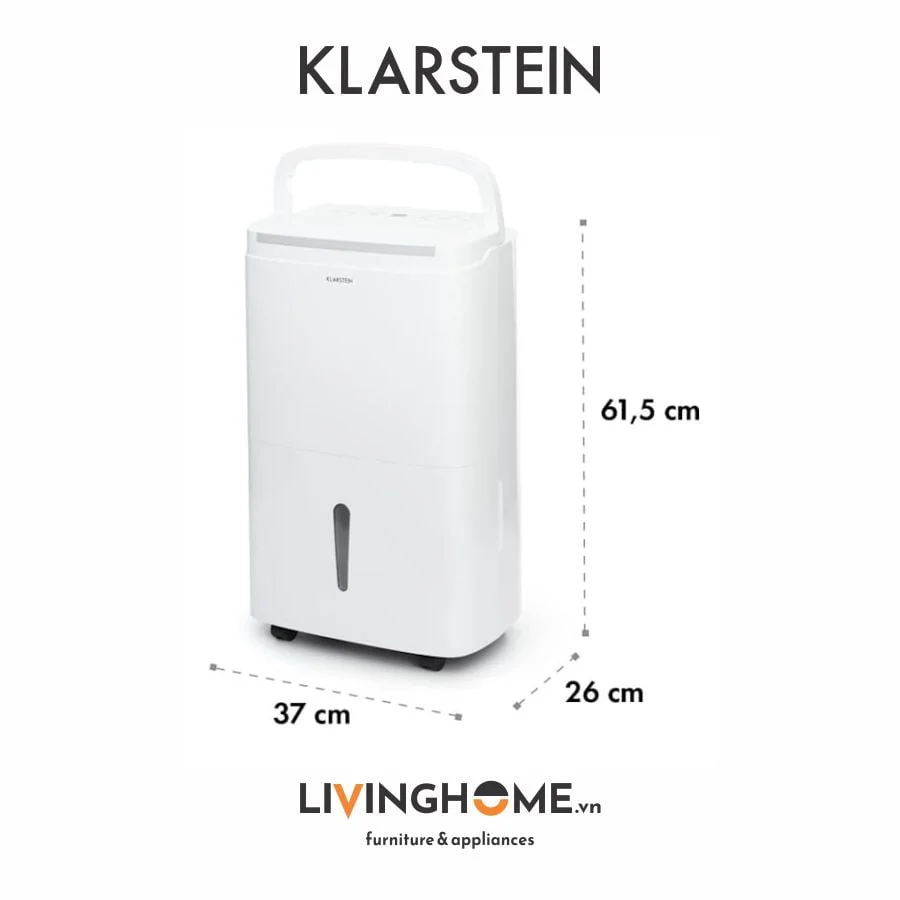 Máy hút ẩm Klarstein KL-DRYFY CONNECT 40L kết nối wifi tiện lợi 3 Máy hút ẩm Klarstein KL-DRYFY CONNECT 40L kết nối wifi tiện lợi