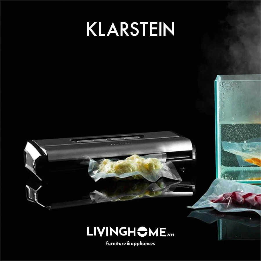 Máy hút chân không Klarstein KL-FOODLOCKER thiết kế bề mặt thép không gỉ 4 Máy hút chân không Klarstein KL-FOODLOCKER thiết kế bề mặt thép không gỉ - Ảnh 2
