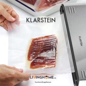 Máy hút chân không Klarstein KL-FOODLOCKER thiết kế bề mặt thép không gỉ 8 Máy hút chân không Klarstein KL-FOODLOCKER thiết kế bề mặt thép không gỉ