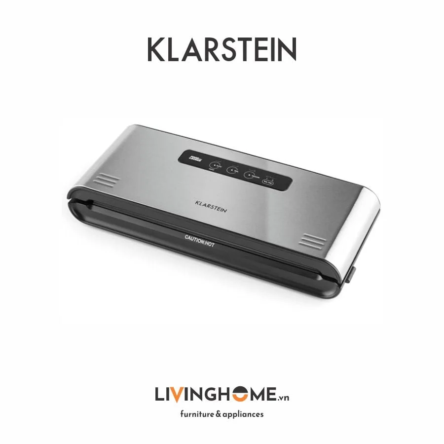 Máy hút chân không Klarstein KL-FOODLOCKER thiết kế bề mặt thép không gỉ 3 Máy hút chân không Klarstein KL-FOODLOCKER thiết kế bề mặt thép không gỉ