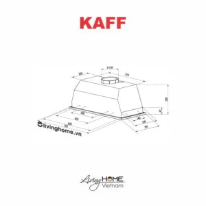 Alternative view of Máy hút mùi Kaff KF-BI70H âm toàn phần thiết kế thân inox bền bỉ cao cấp